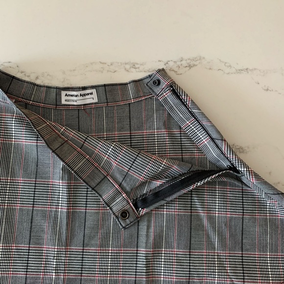 American Apparel Plaid Circle Skirt - Picture 2 of 4